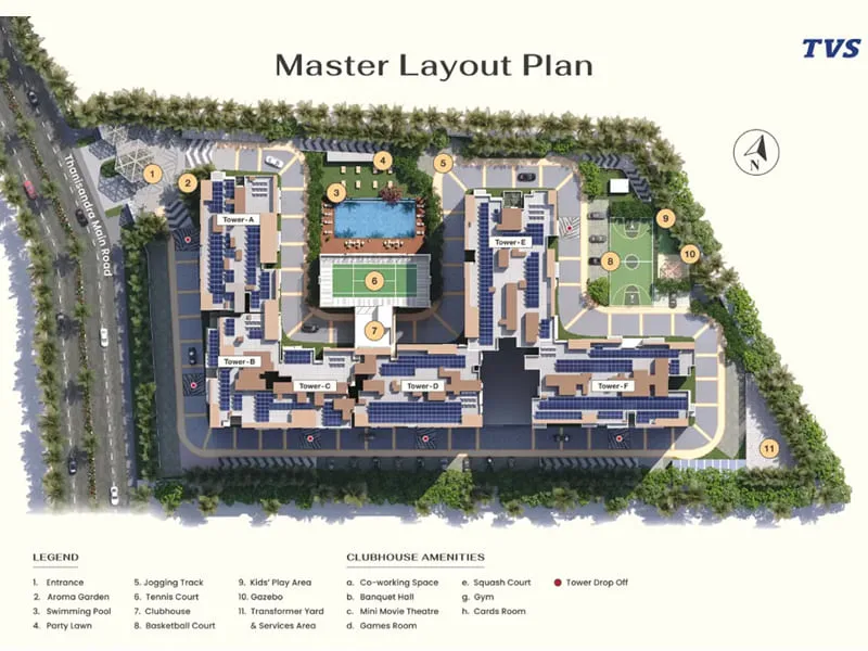 Sobha One World master layout plan, Hoskote Bangalore